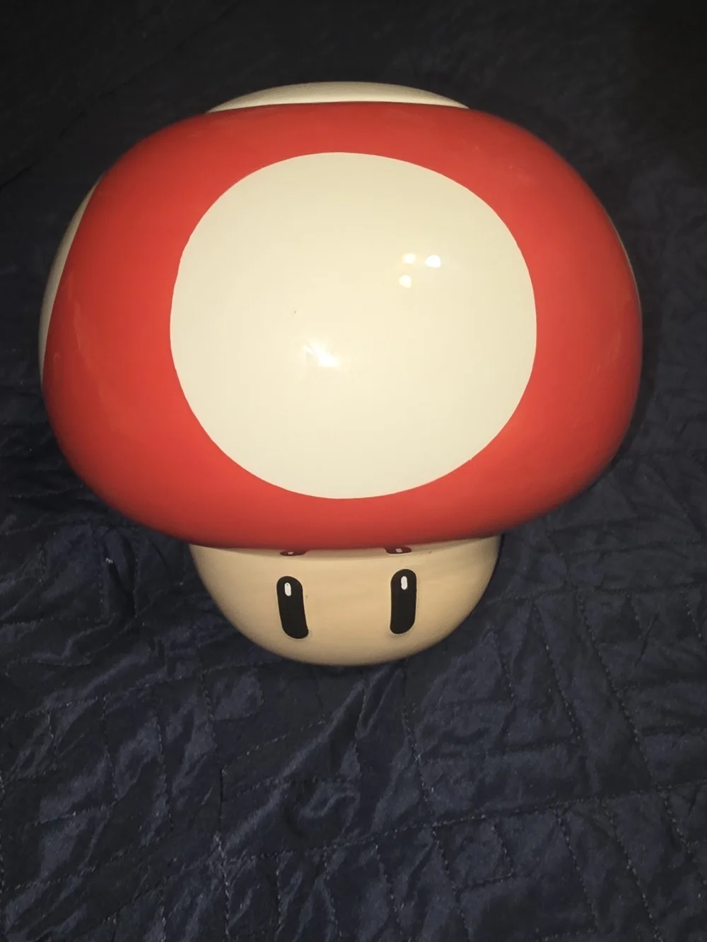 Ceramic Super Mario Mushroom Cookie Jar